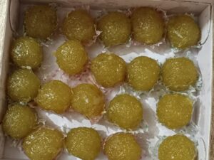 the  crunchy and delight of Amla Laddu